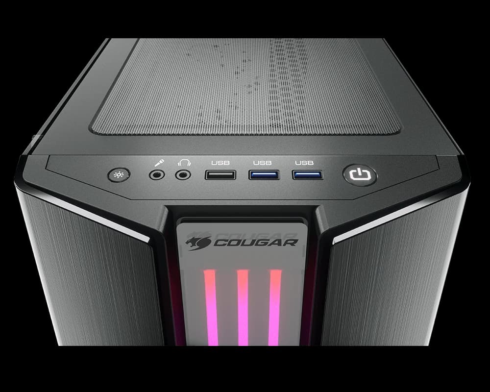 کیس کامپیوتر کوگر مدل GEMINI S RGB Iron gray — تصویر ۶