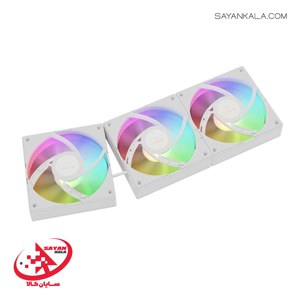 خنک کننده مایع پردازنده گیم دیاس مدل CPU COOLER LIQUID GAMDIAS CHIONE E4 420 — تصویر ۱۲