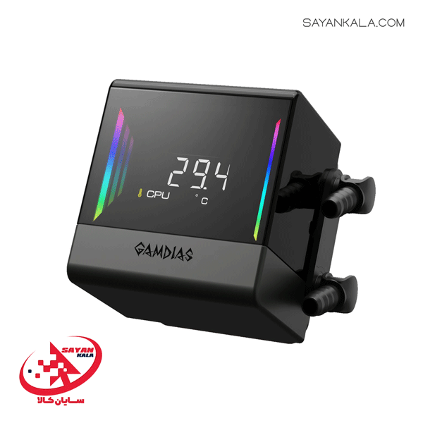خنک کننده مایع پردازنده گیم دیاس مدل CPU COOLER LIQUID GAMDIAS CHIONE E4 420 — تصویر ۹