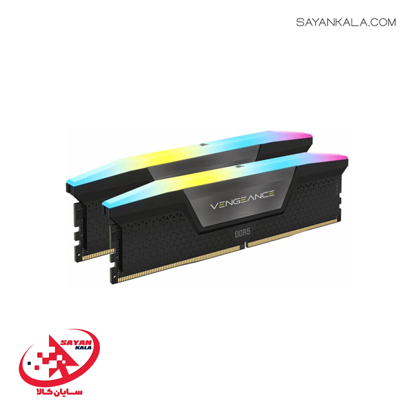 رم دسکتاپ کورسیر مدل RAM CORSAIR VENGEANCE RGB 64GB 6000MHZ CL38 — تصویر ۳