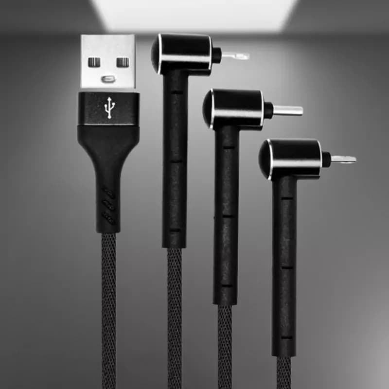 کابل تبدیل USB به MicroUSB/Lightning/USB-C تسکو مدل TC A100 طول 1.2 متر — تصویر ۱۰