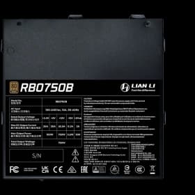 پاور کامپیوتر لیان لی RB750 ظرفیت ۷۵۰ وات استاندارد ۸۰ پلاس برنز — تصویر ۶