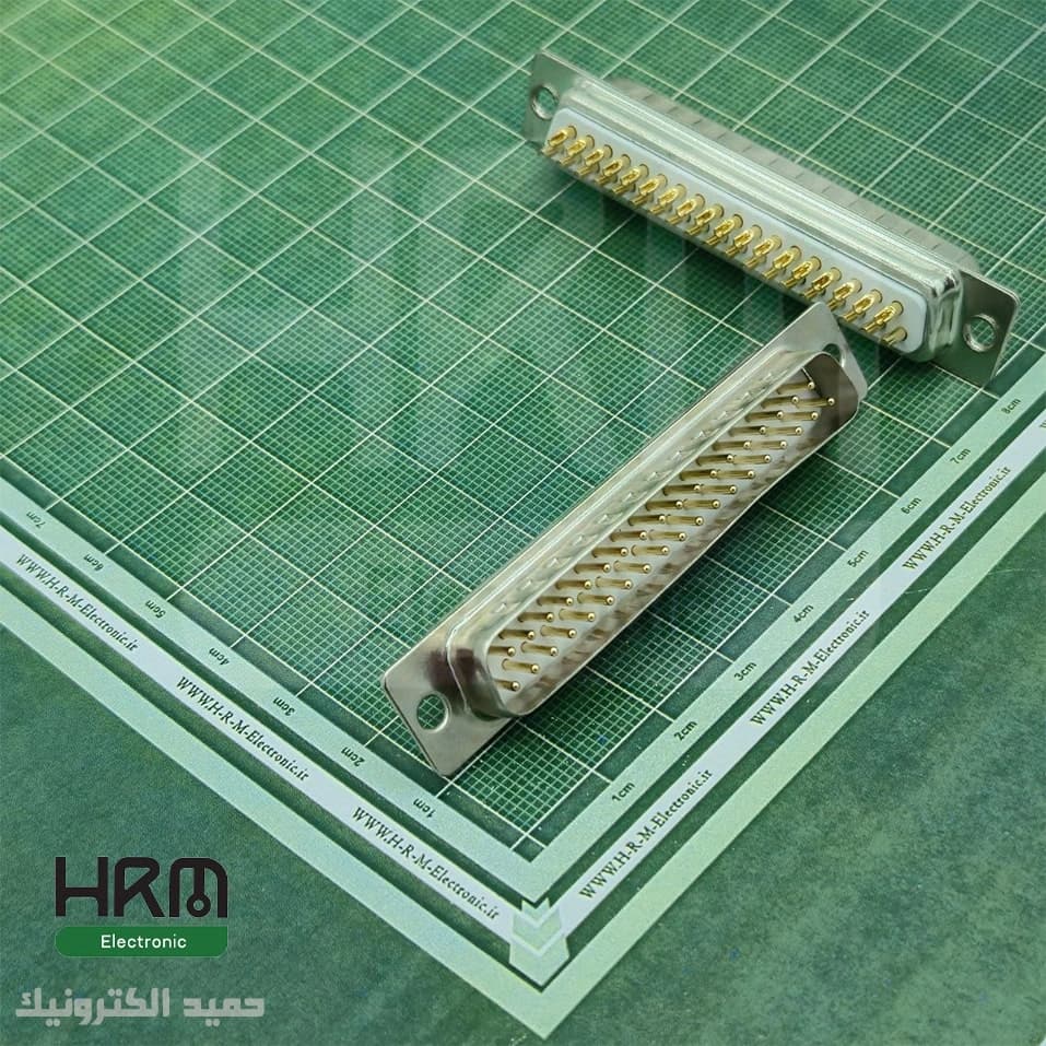 کانکتور DB37 مادگی سرکابلی صنعتی 37 پین — تصویر ۳