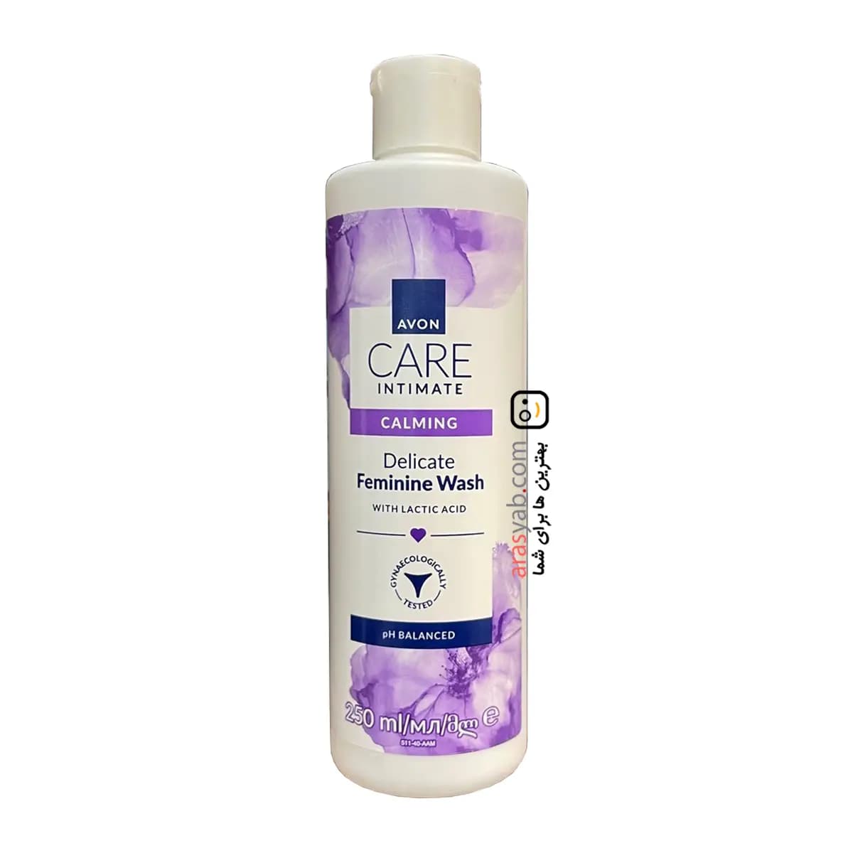 ژل بهداشتی بانوان آون Avon مدل ملایم Calming حجم 250 میل — تصویر ۲