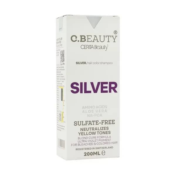 شامپو رنگساژ مدل سیلور سریتا 200 میلی لیتر Cerita Beauty