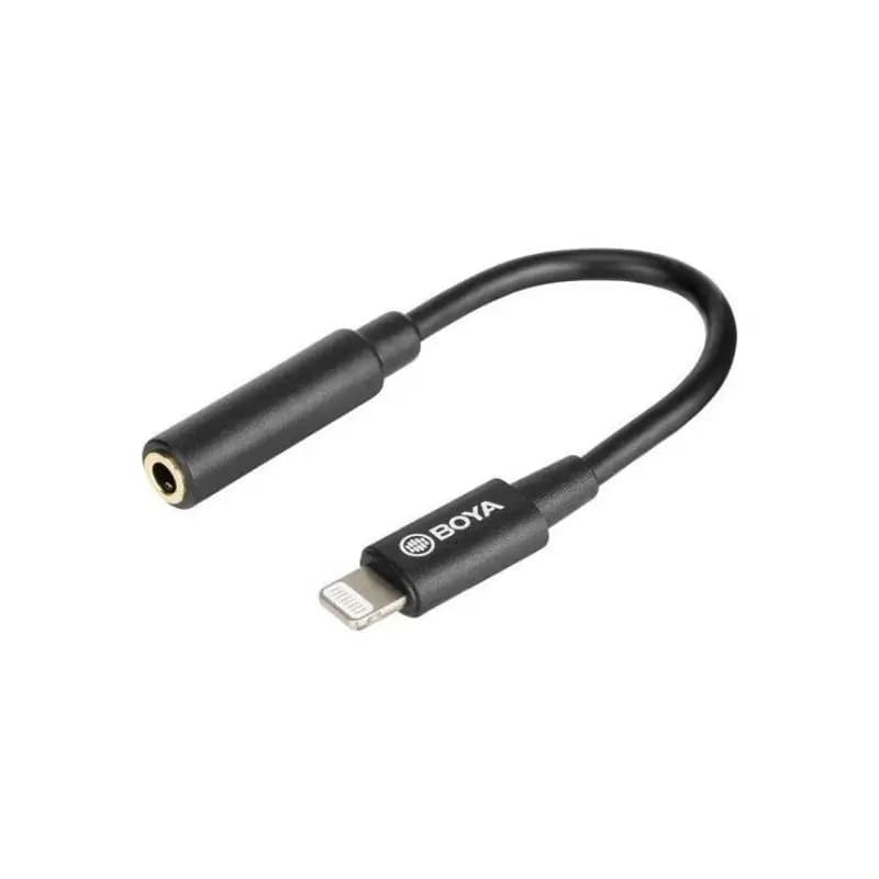 کابل تبدیل میکروفون بویا BOYA BY-K8 3.5mm trs to Lightning Cable