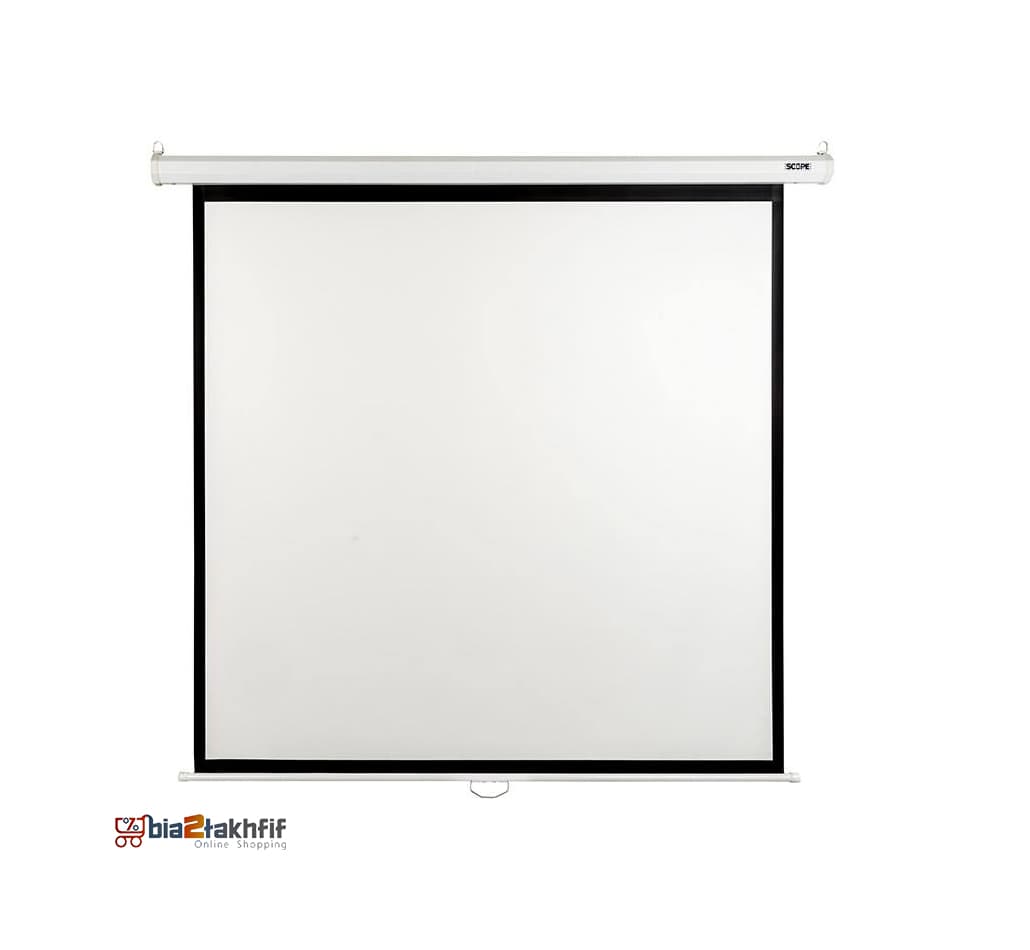 پرده نمایش برقی سقفی Scope 200×200