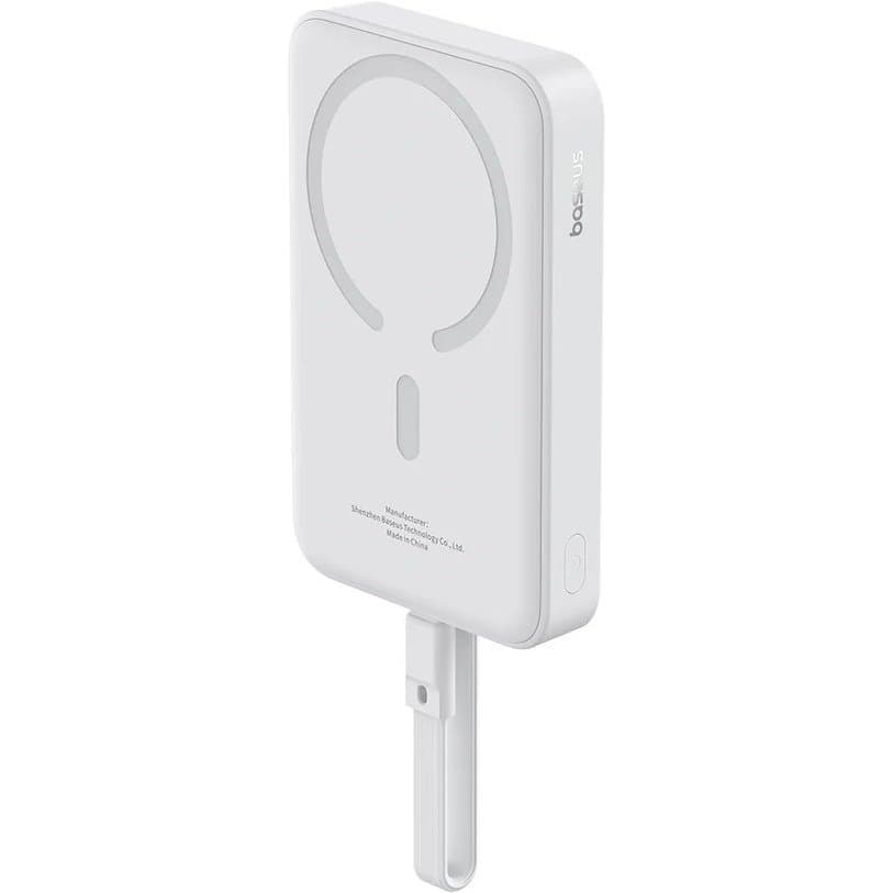 پاوربانک 10000 باسئوس مدل Magnetic Mini Wireless