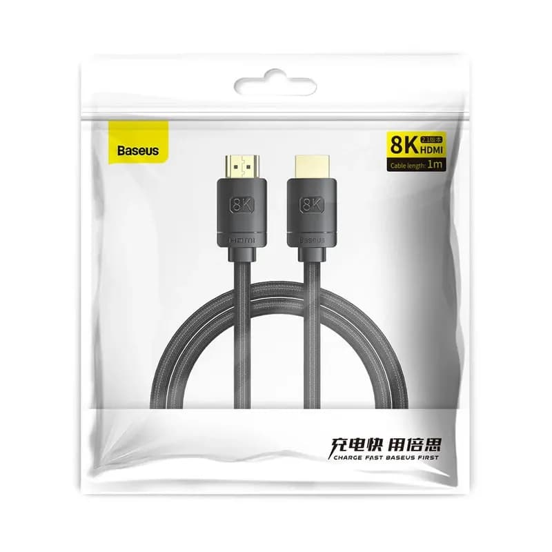 کابل HDMI 8K باسئوس مدل CAKGQ-J01 طول 1 متر — تصویر ۷
