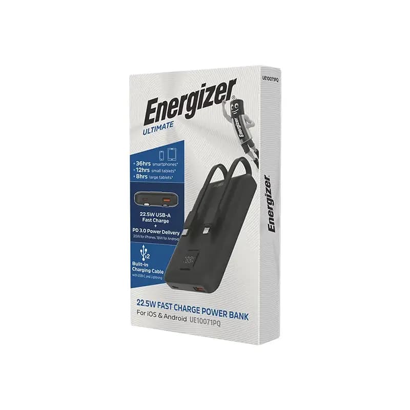 پاوربانک انرجایزر ظرفیت 10000 میلی آمپر مدل Energizer UE10071PQ — تصویر ۸