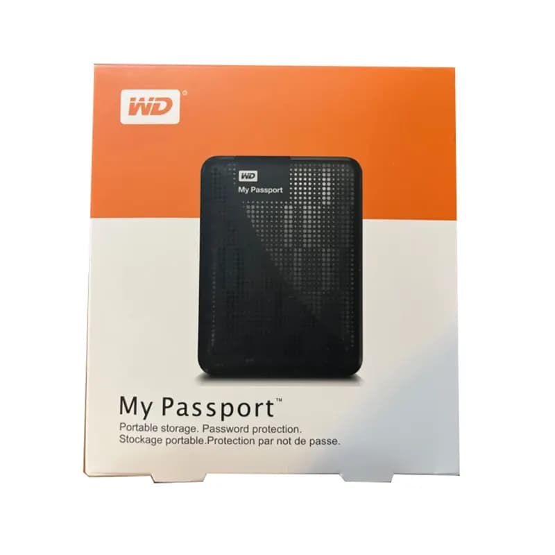 هارد اکسترنال وسترن مای پاسپورت Western Digital My Passport 320G پک نارنجی (کپی) — تصویر ۵