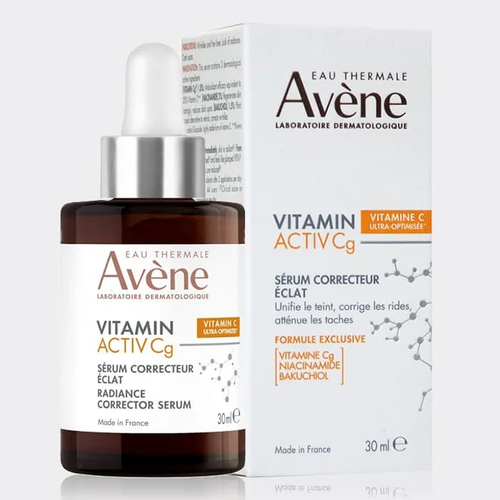 سرم ضد پیری و ضد لک ویتامین سی اون Avene VITAMIN ACTIV Cg SERUM CORRECTEUR ECLAT 30ml — تصویر ۵