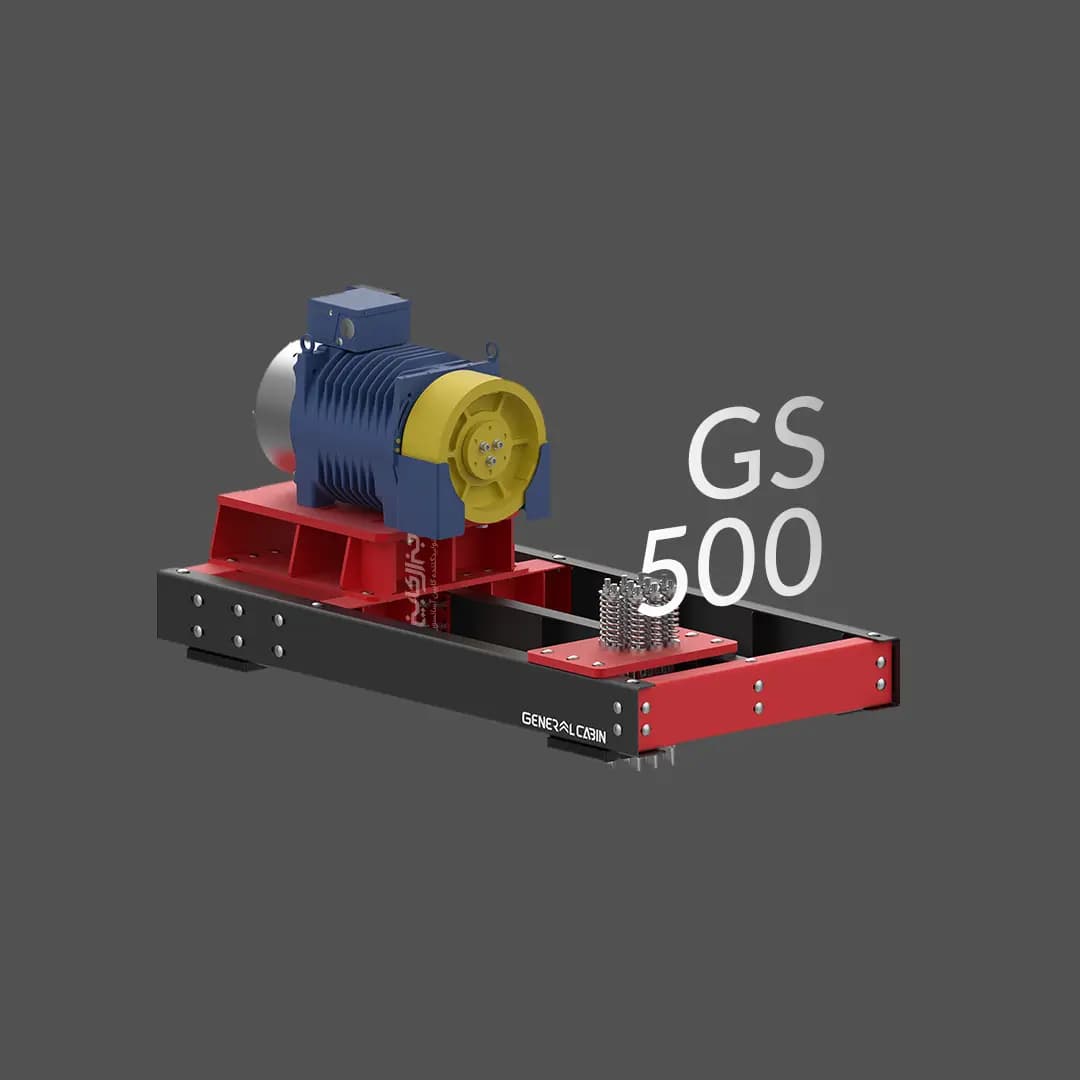 پایه موتور آسانسور گیرلس جنرال مدل GS500