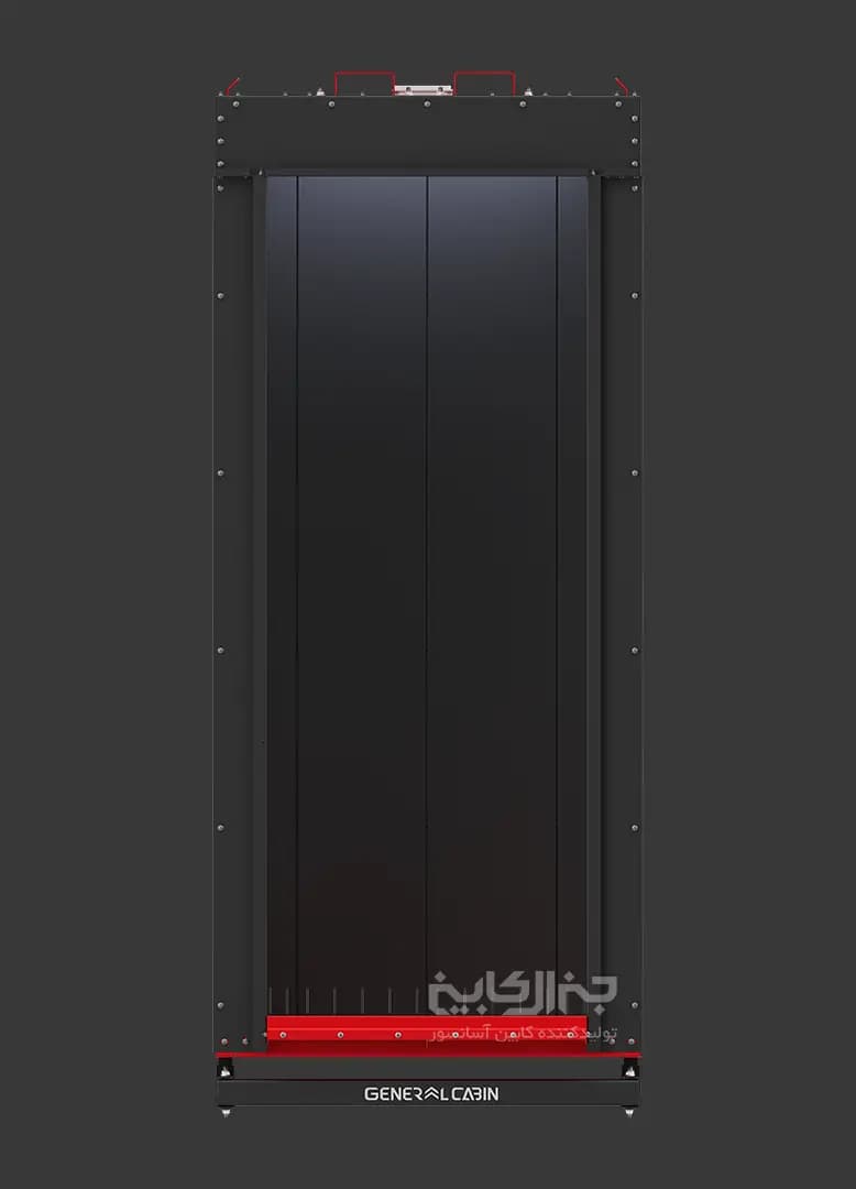 کابین آسانسور یک جهت شیشه جنرال کابین مدل GS231 — تصویر ۵