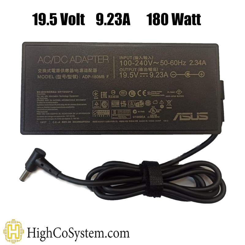شارژر لپ تاپ ASUS 19,5V 9,23A (180W) 6,0*3,7mm — تصویر ۶
