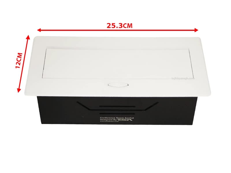 پریز روی صفحه کابینت سه سوکت تیسا — تصویر ۷