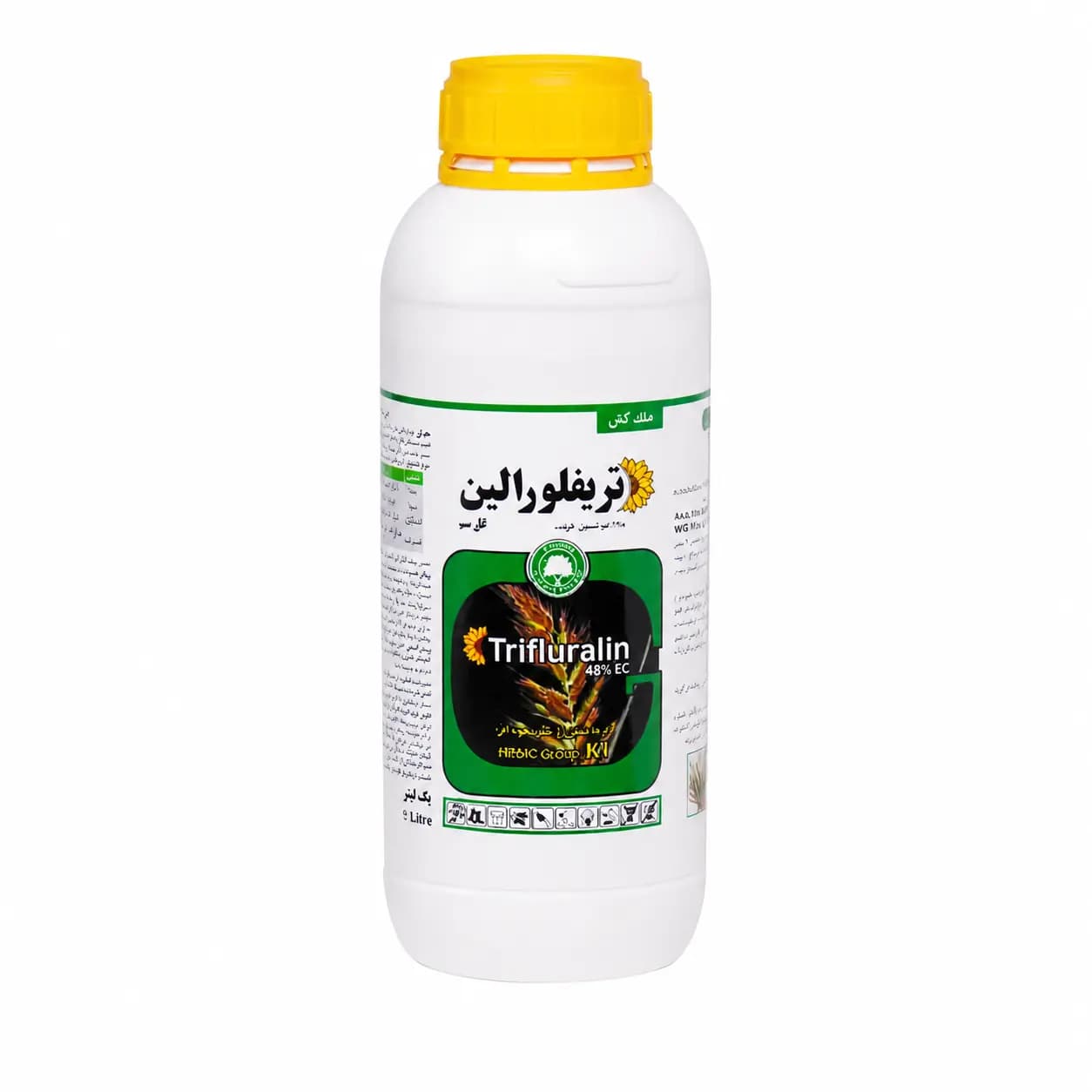 علفکش ترفلان گلسم (تری فلورالین) ۴۸٪ EC بطری ۱ لیتری (فروش عمده – کارتن ۱۲ عددی) — تصویر ۳