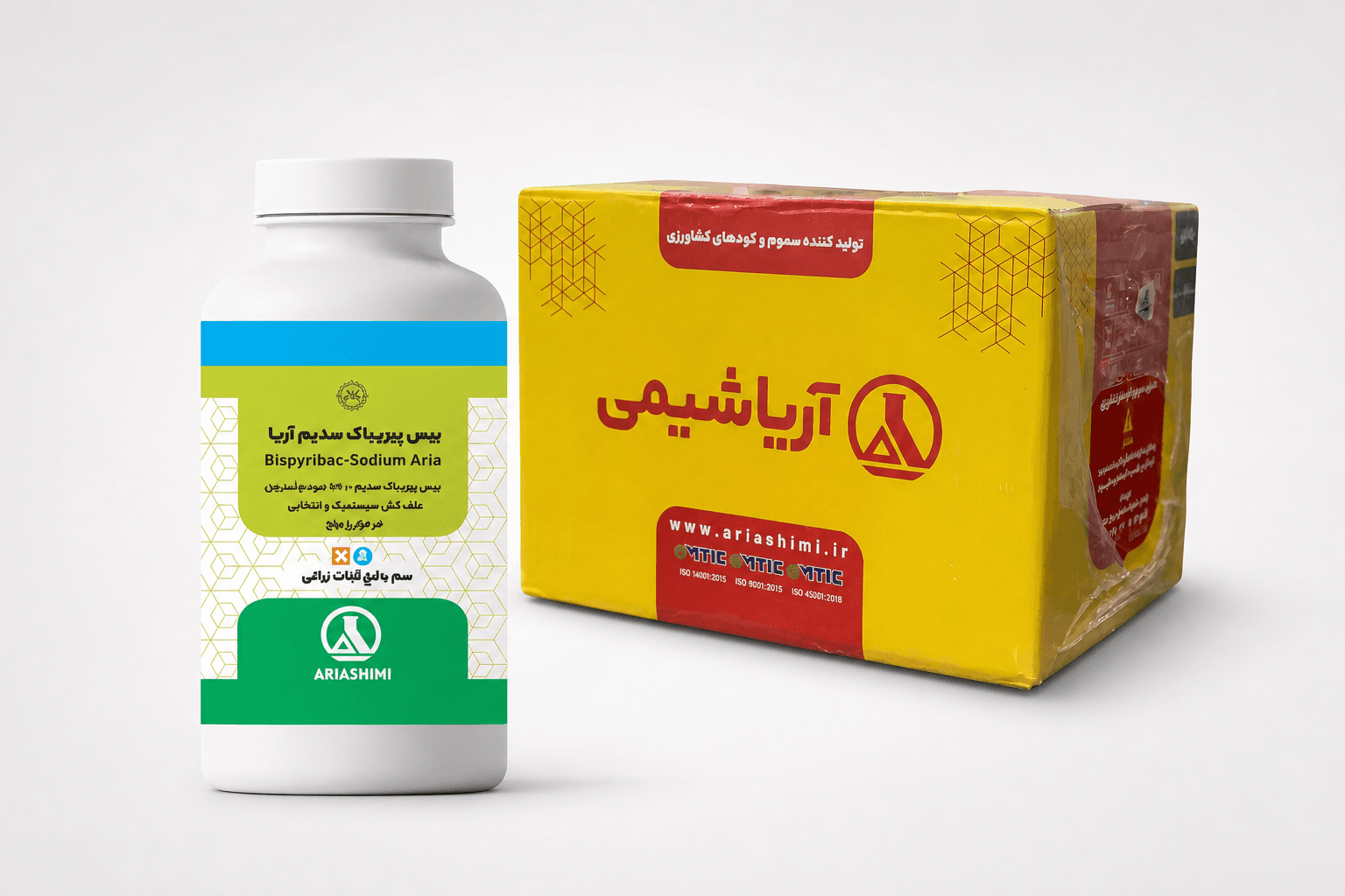 علف کش بیس پیریباک سدیم ۴۰٪ SC آریاشیمی – بطری ۲۵۰ سیسی (فروش عمده – کارتن ۴۸ عددی) — تصویر ۴