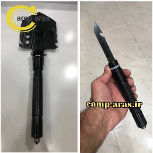 کیت ابزار بقا کمپینگ بیل تبر چکش Axe ZN032 فوق حرفه ای — تصویر ۷