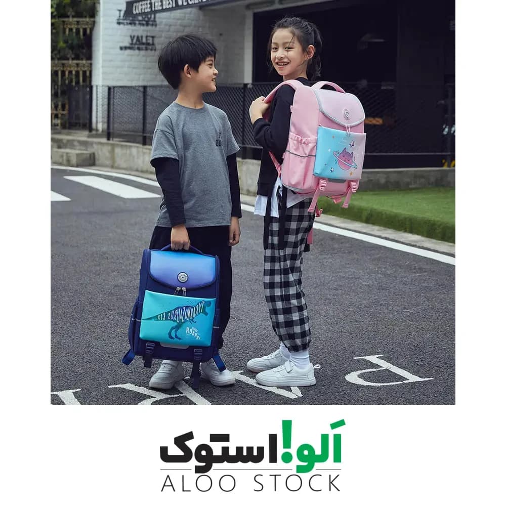 کوله پشتی مدرسه ضدباکتری شیائومی Kala.Y Sheep Antibacterial And Lightening Function School Bag Kids Series — تصویر ۶