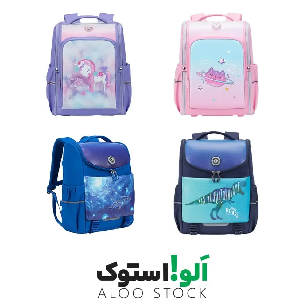کوله پشتی مدرسه ضدباکتری شیائومی Kala.Y Sheep Antibacterial And Lightening Function School Bag Kids Series — تصویر ۲