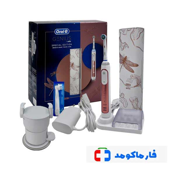 مسواک برقی اورال بی جنیوس مدل GENIUS 10000 ROSE — تصویر ۳