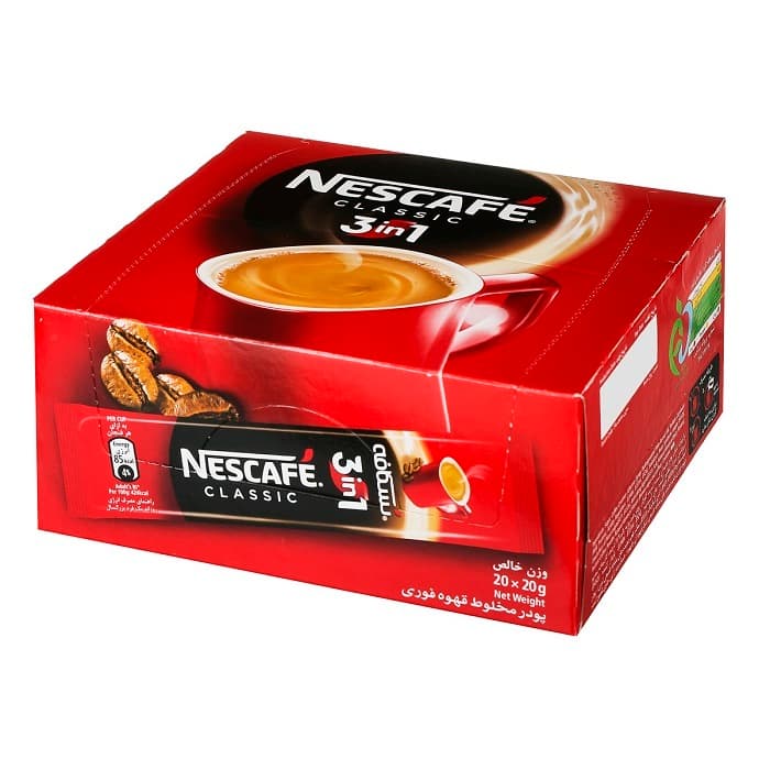 قهوه فوری مخلوط 1 × 3 نسکافه بسته 24 عددی