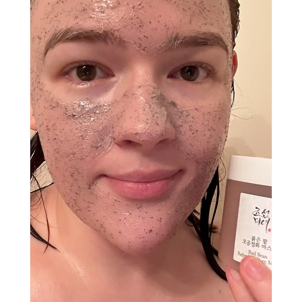 ماسک لوبیای قرمز بیوتی اف جوسان ضد لک و کنترل منافذ پوست Beauty Of Joseon Red Bean Refreshing Pore Mask 140ml — تصویر ۷