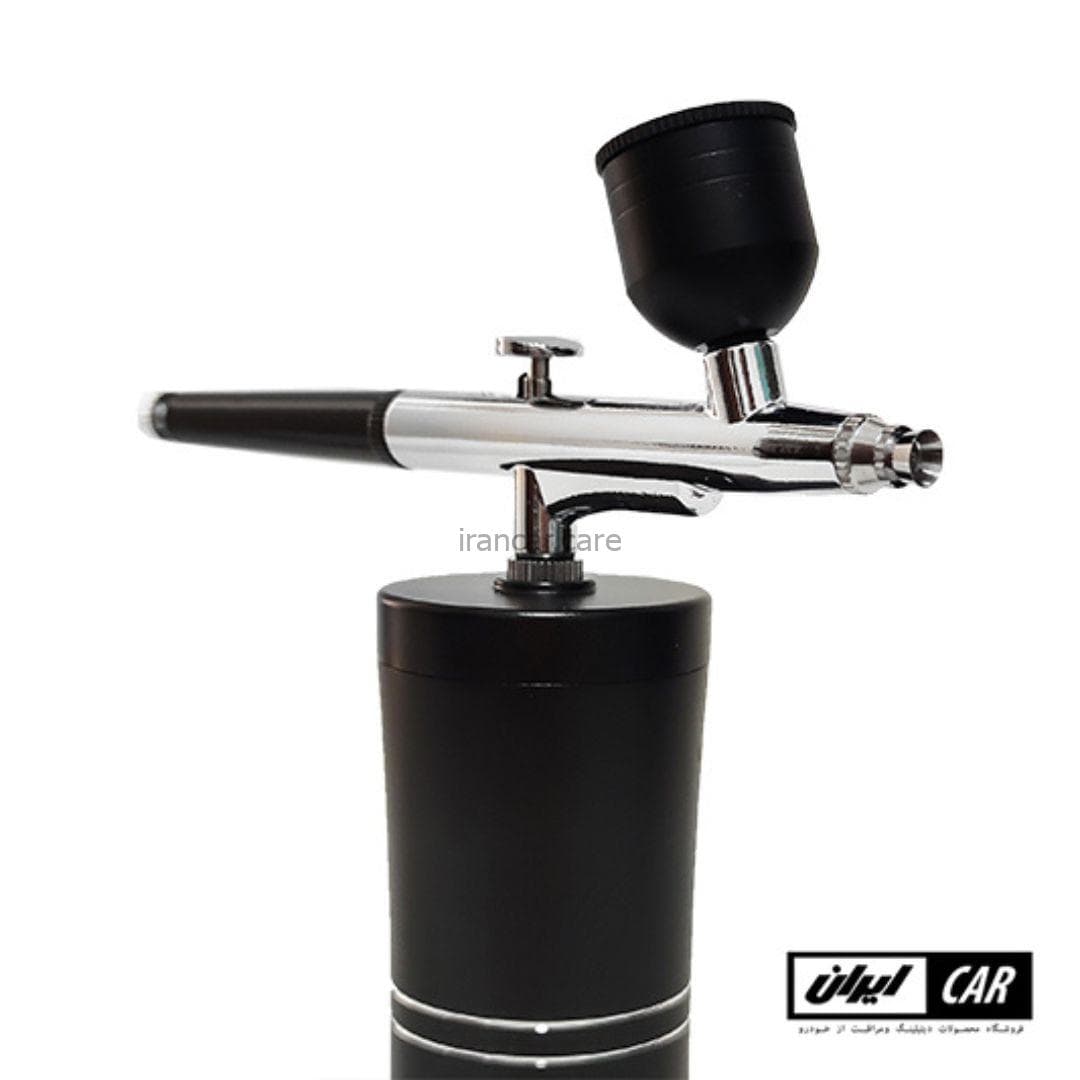 ست ایربراش شارژی و قابل حمل با کمپرسو مدل Airbrush System Black — تصویر ۱۱