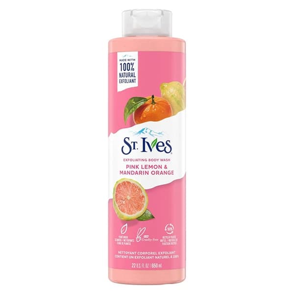 شامپو بدن سینت ایوز مدل لیموی صورتی (St. Ives Pink Lemon) حجم ۶۵۰ میلیلیتر — تصویر ۱۰