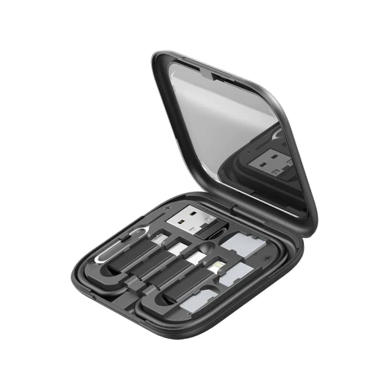 کابل تبدیل USB-C به USB-C / لایتنینگ / USB / micro USB پرووان مدل PCK004 طول 27 سانتی متر — تصویر ۱۰