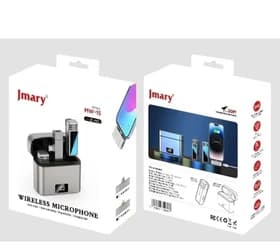 میکروفون Jmary مدل MW-15 بیسیم کیس دار ا Jmary microphone MW – 15 — تصویر ۷