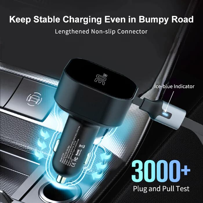شارژر فندکی 30W پرووان PROONE مدل PCG26 — تصویر ۷