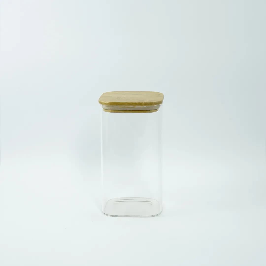 جا ادویه 4 گوش پیرکس درب چوبی 6/15