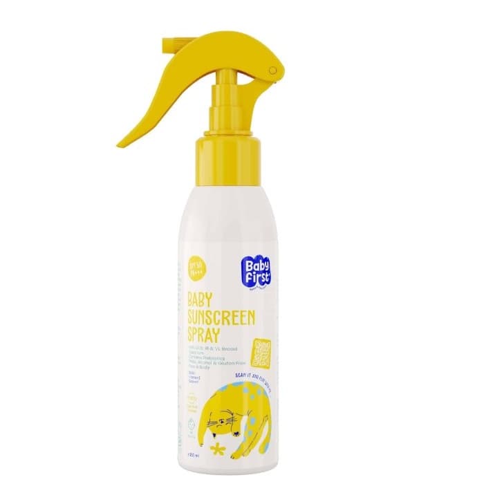 اسپری ضدآفتاب کودک SPF50 بیبی فرست حجم 150 میل — تصویر ۷