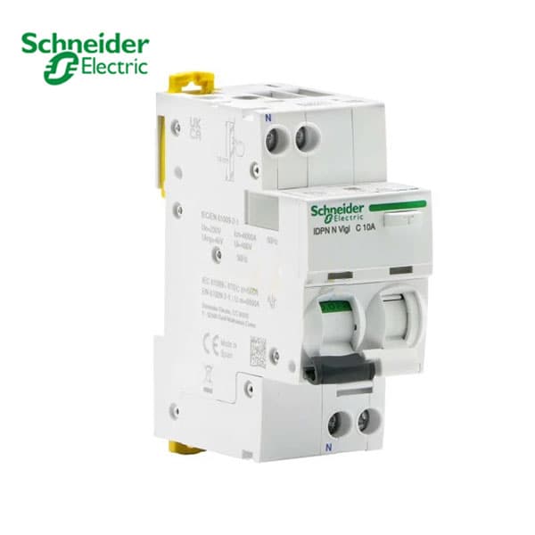 محافظ جان ترکیبی دو پل 10 آمپر اشنایدر مدل A9D31610