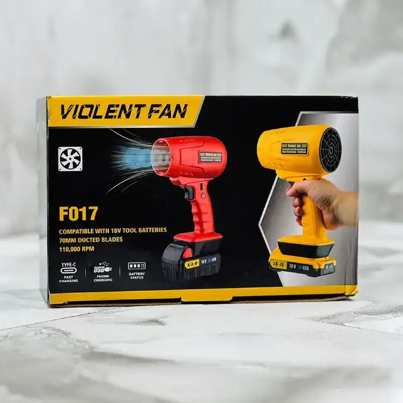جت فن شارژی VIOLENT FAN مدل F017 — تصویر ۴