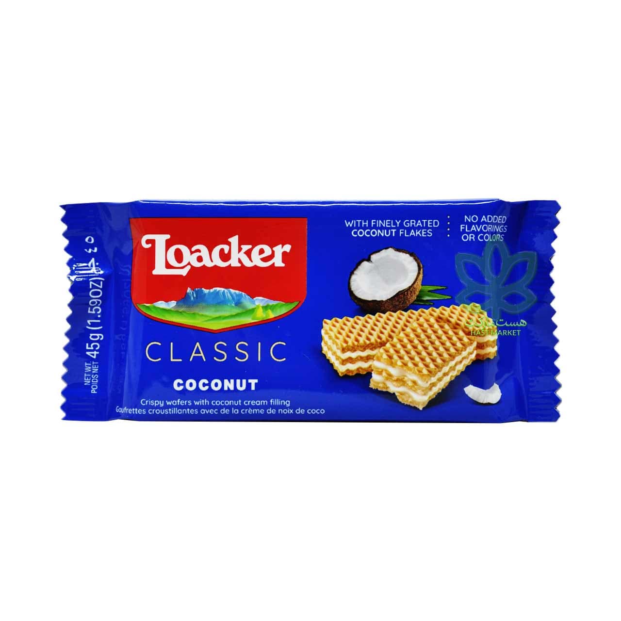ویفر لواکر نارگیلی 45 گرم – loacker