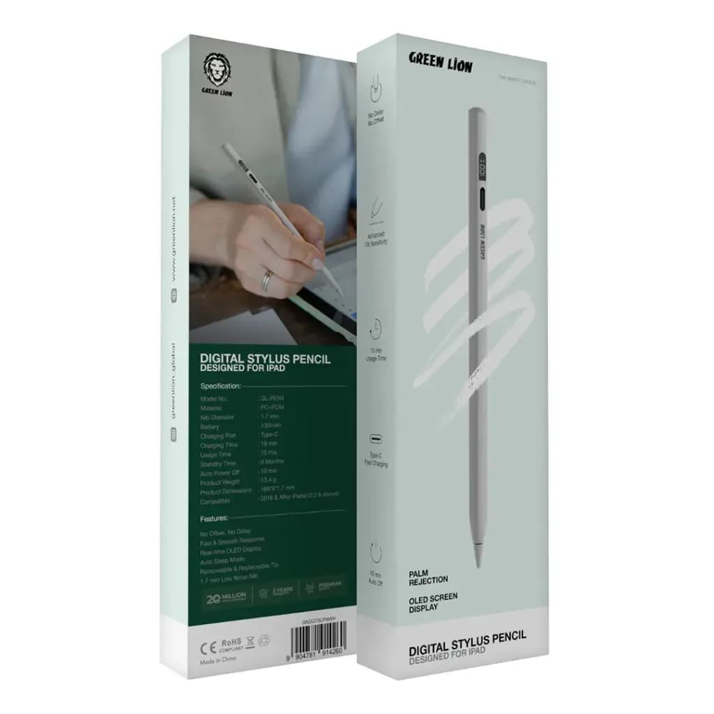 قلم لمسی دیجیتال گرین لاین مدل Green Lion Digital Stylus Pencil — تصویر ۵