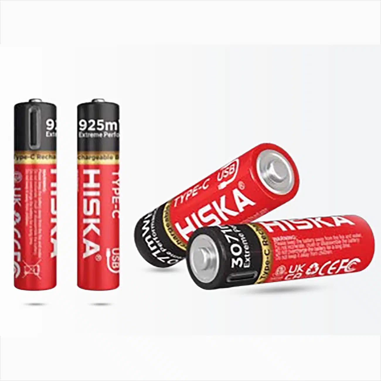 باتری قلمی شارژی هیسکا HISKA مدل H16-AA4 بسته 4 عددی — تصویر ۹