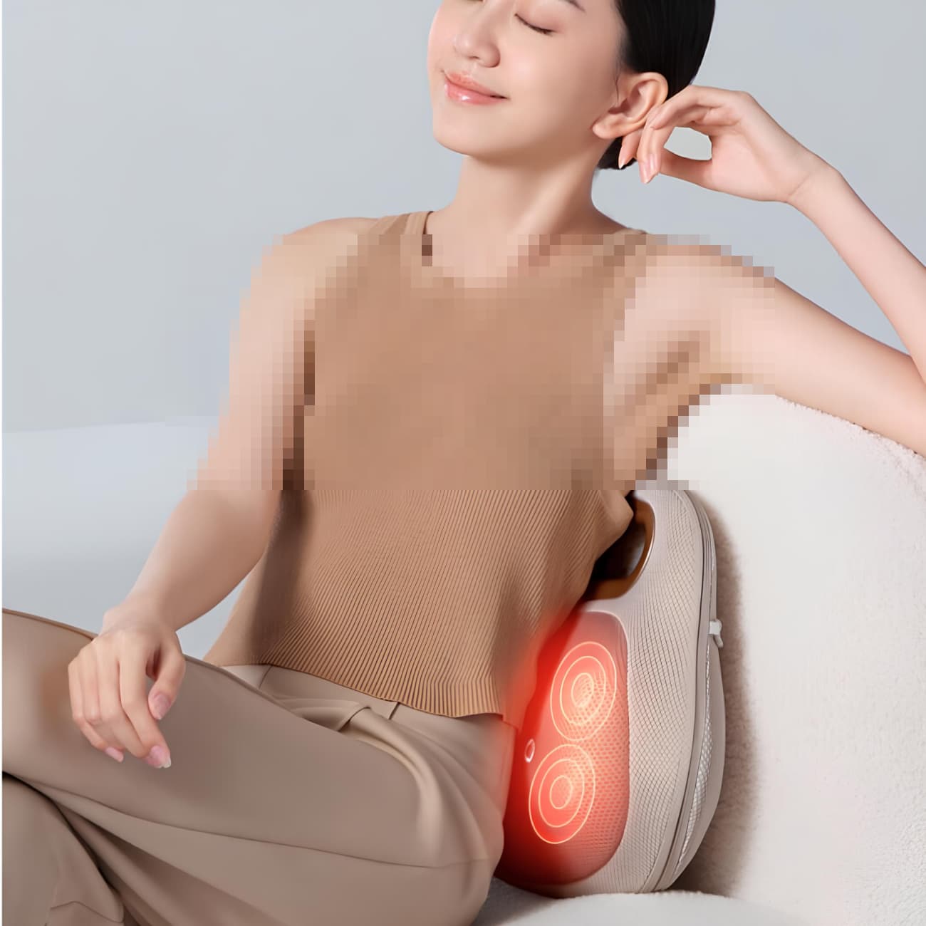 ماساژور شارژی قابل حمل برِیو Breo مدل Back Lite برای کمر و گردن — تصویر ۳
