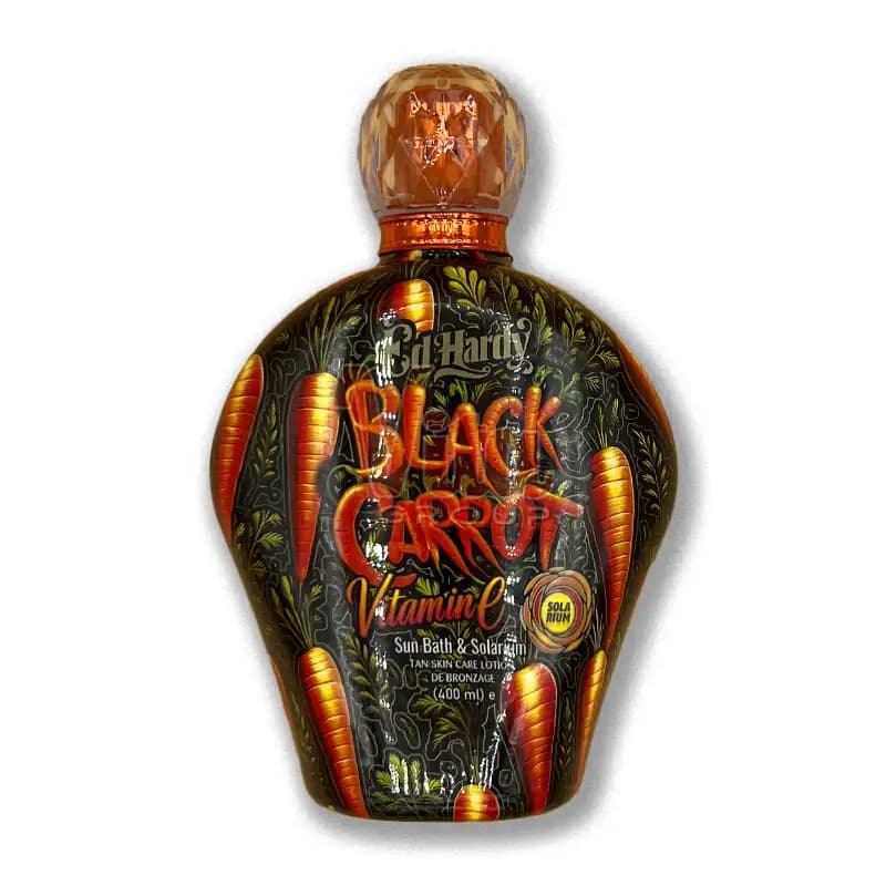 لوسیون سولار ویتامینه Ed Hardy Black Carrot حجم 400 میل — تصویر ۲
