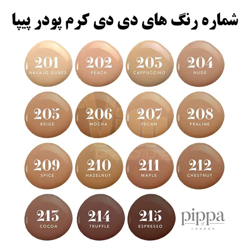 دی دی کرم پودر پیپا مدل Immaculate — تصویر ۱۰
