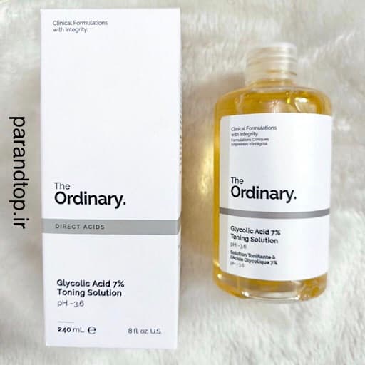 تونر اوردینری گلایکولیک اسید 7% اکسفولیتینگ لایه بردار و روشن کننده پوست The Ordinary Glycolic Acid 7% Exfoliating Toner حجم240میل(اصلی)