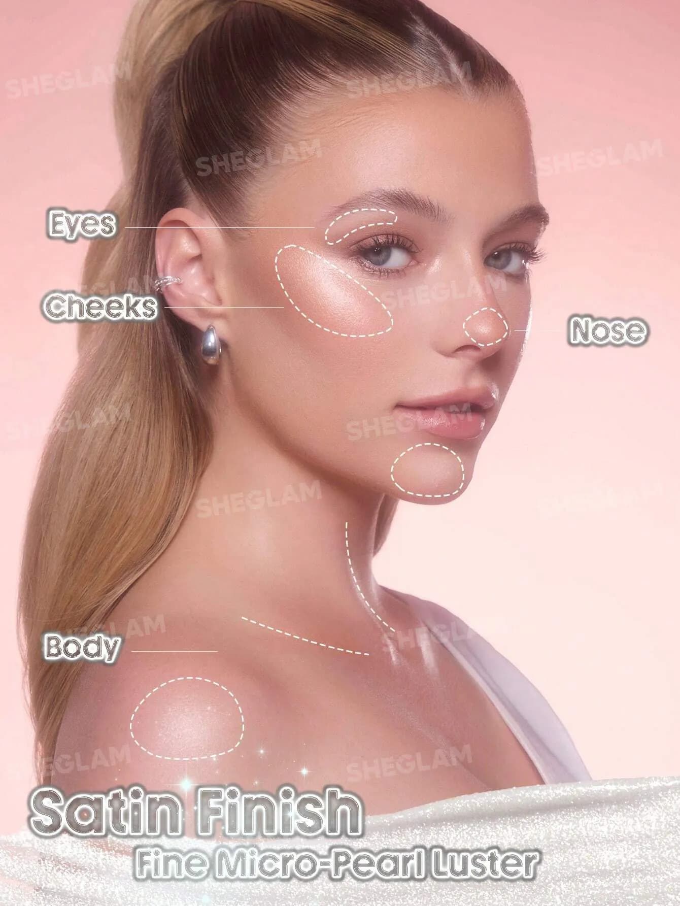 هایلایتر استیکی شیگلم مدل کره ای Buttery Bling رنگ Gold Rings — تصویر ۱۱