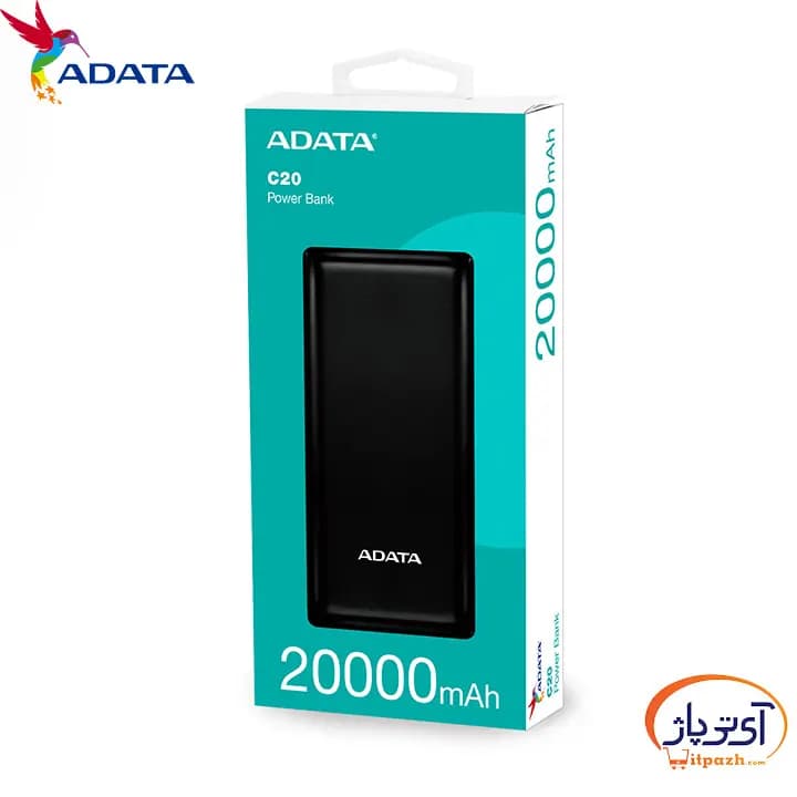 پاوربانک ای دیتا C20 ظرفیت 20000mAh توان 15W — تصویر ۷