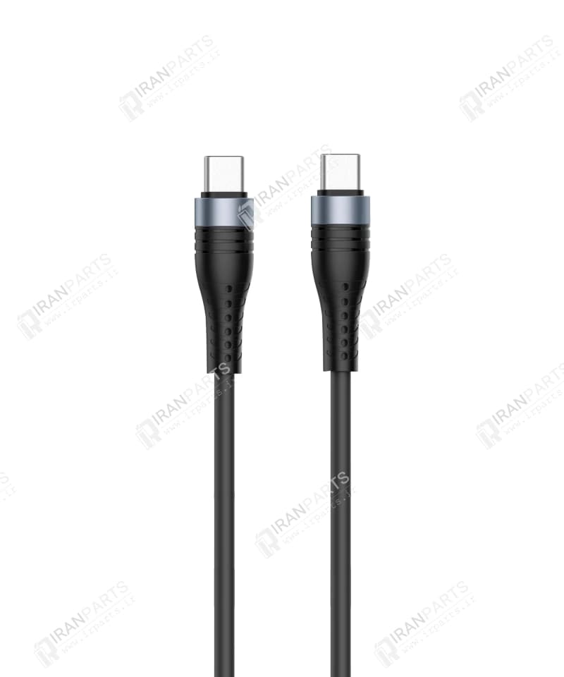 کابل شارژ سیلیکونی 2 متری تایپ سی مدل KF Senior S16-C.C — تصویر ۷