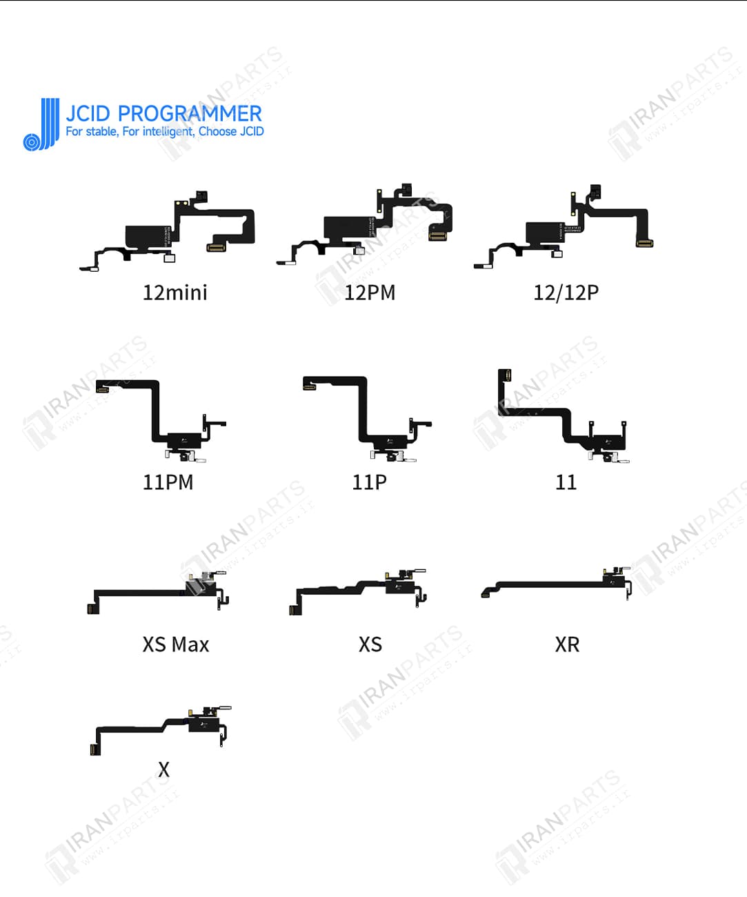 فلت سنسور فیس آیدی آیفون Receiver FPC برند JC