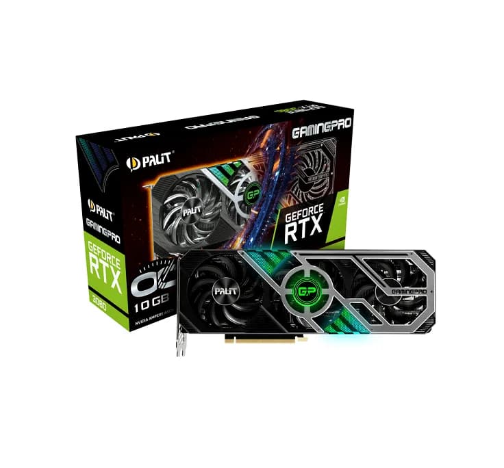 کارت گرافیک استوک پلیت GeForce RTX 3080 GamingPro OC 10GB