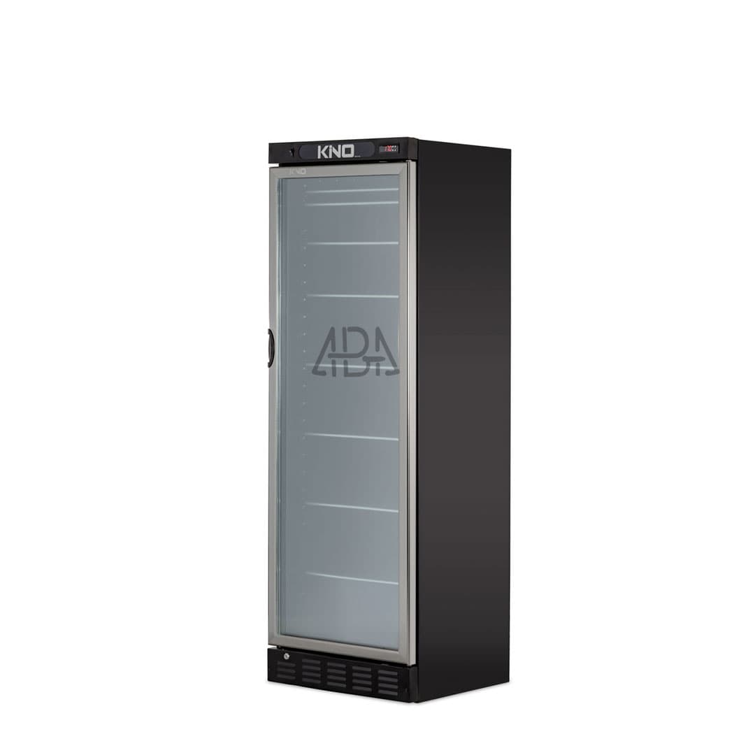 فریزر کینو ایستاده تک درب مشکی کافی شاپی مدل KF615WLBL1D